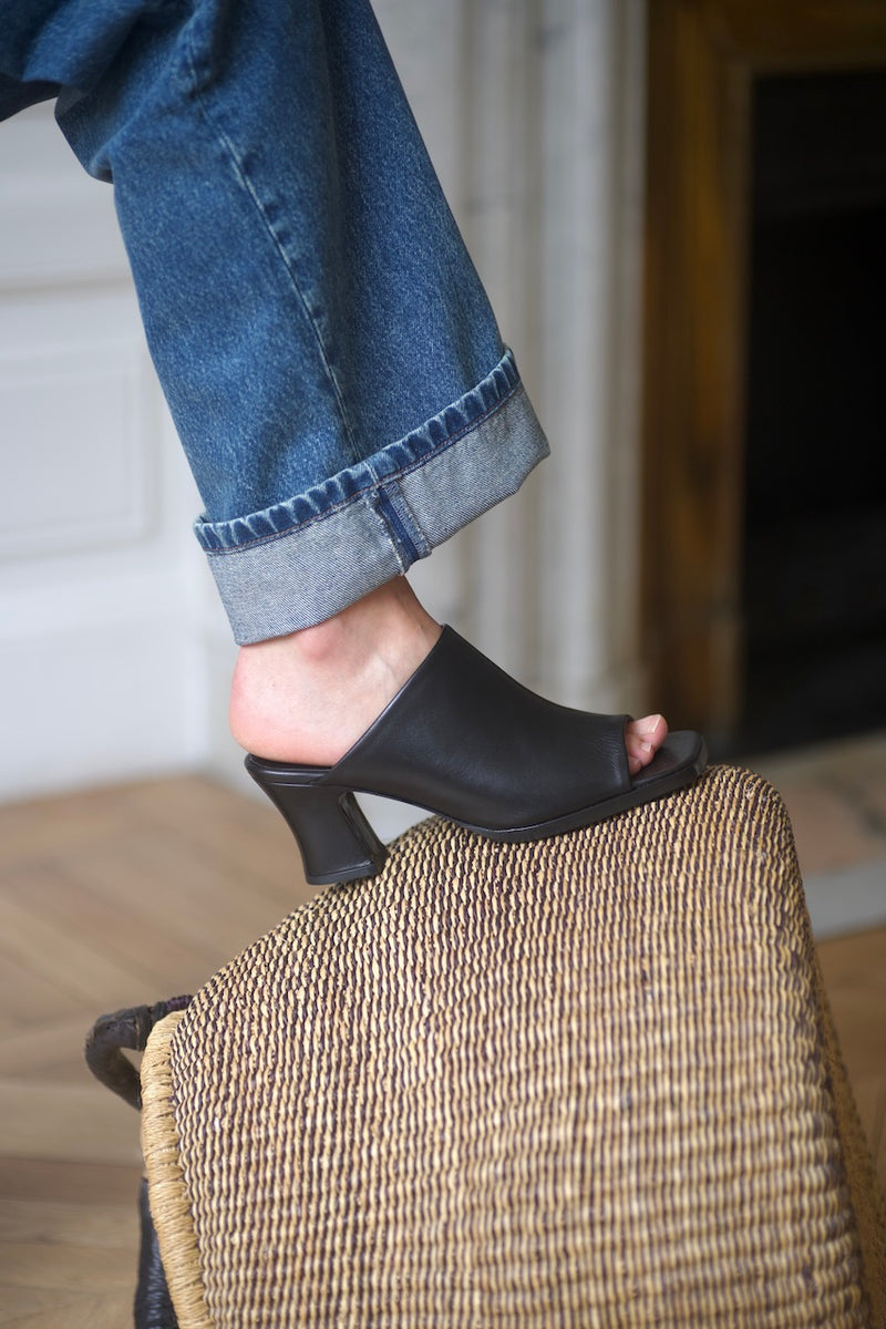 Dallas Mule Calf Black