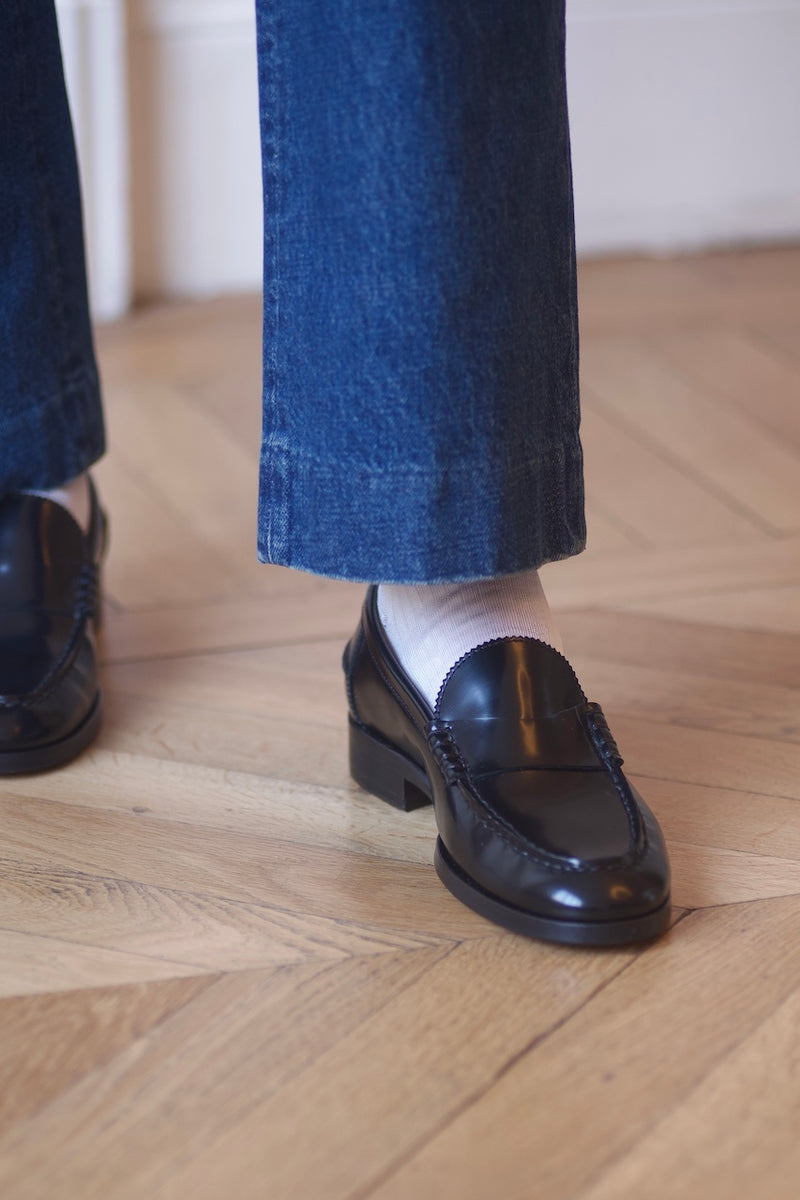 * Pré Vente * Marie Cécile Loafers Polido Black