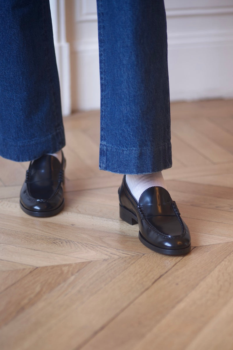 * Pré Vente * Marie Cécile Loafers Polido Black