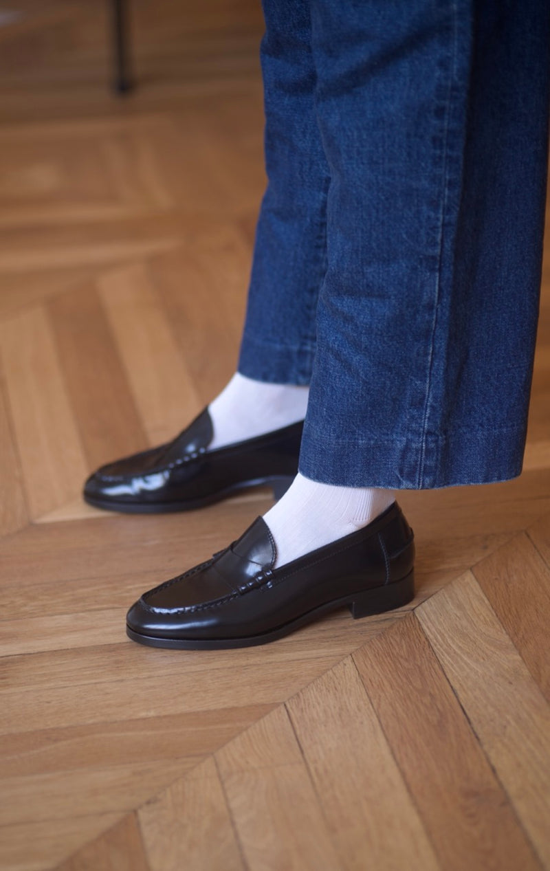 * Pré Vente * Marie Cécile Loafers Polido Black